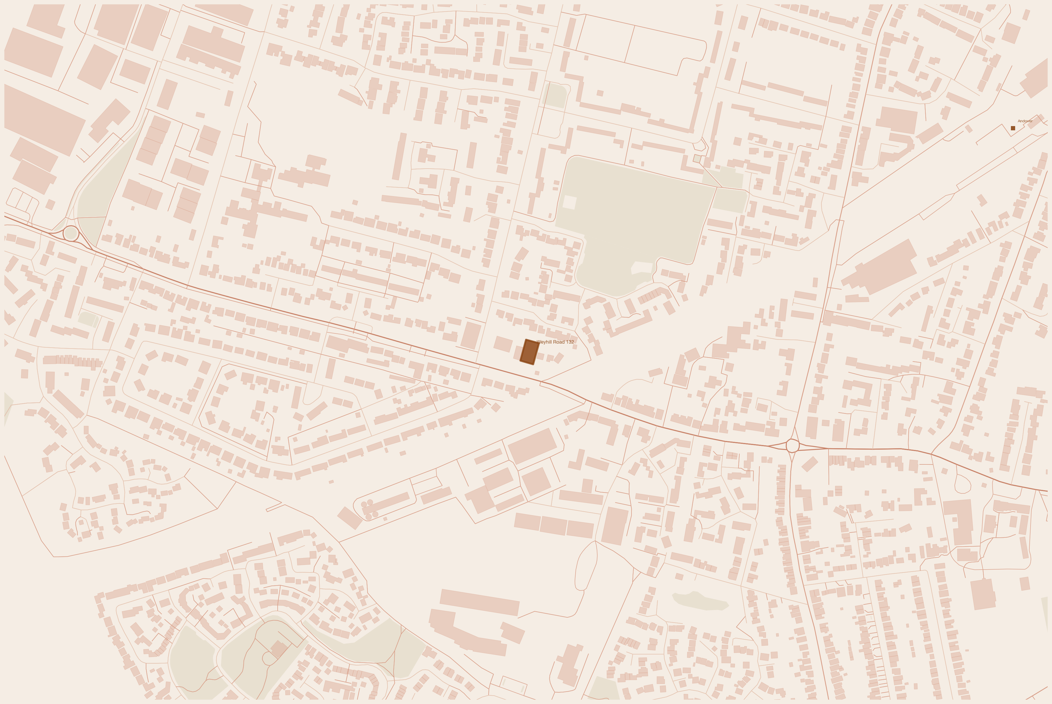 Map — 132 Weyhill Road