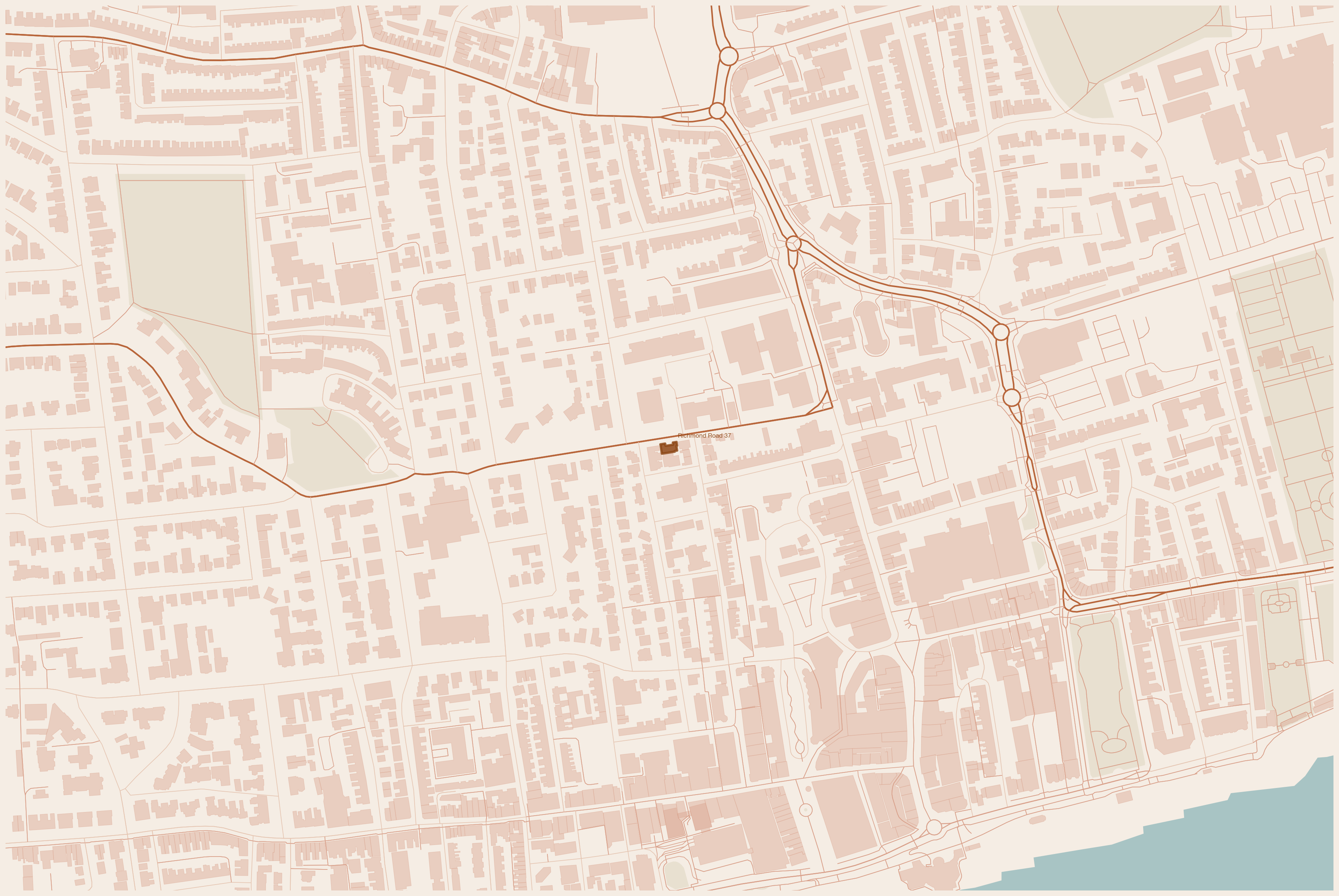 Map — 37 Richmond Road